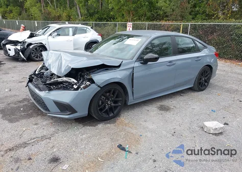 2023 Honda Civic Sport из США, поврежденный, VIN 2HGFE2F56PH571431